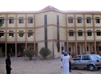 Une cole de Maiduguri saccage lors des meutes (AP)